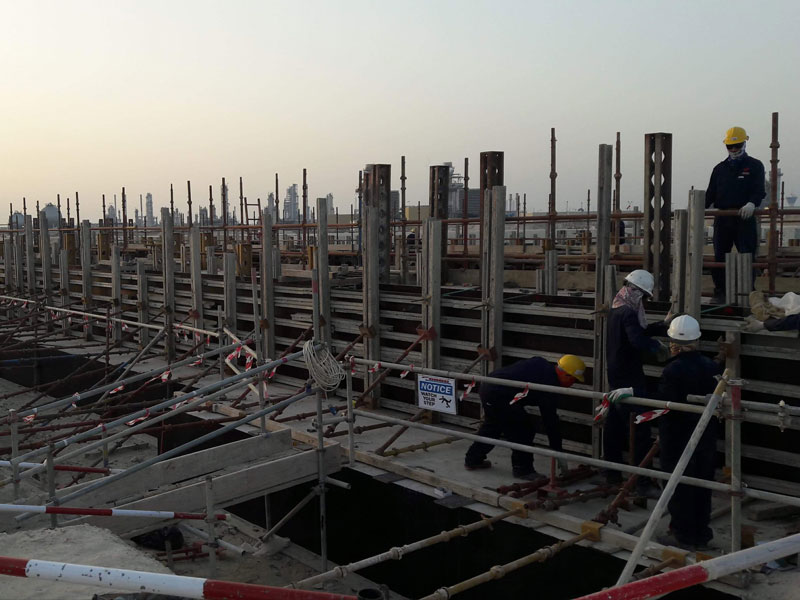 Refinery Pipe Rack Installation